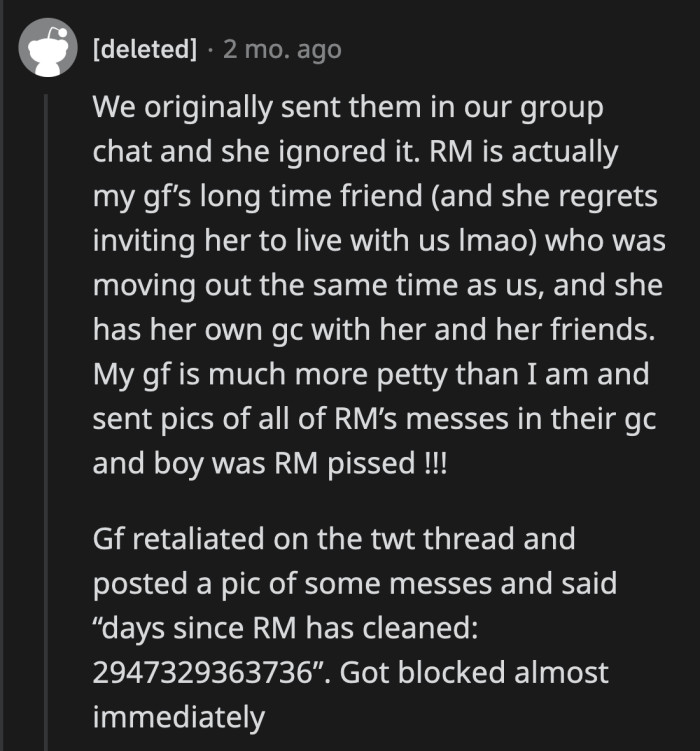 She needs a taste of her own medicine. Let's see how she likes being humiliated.