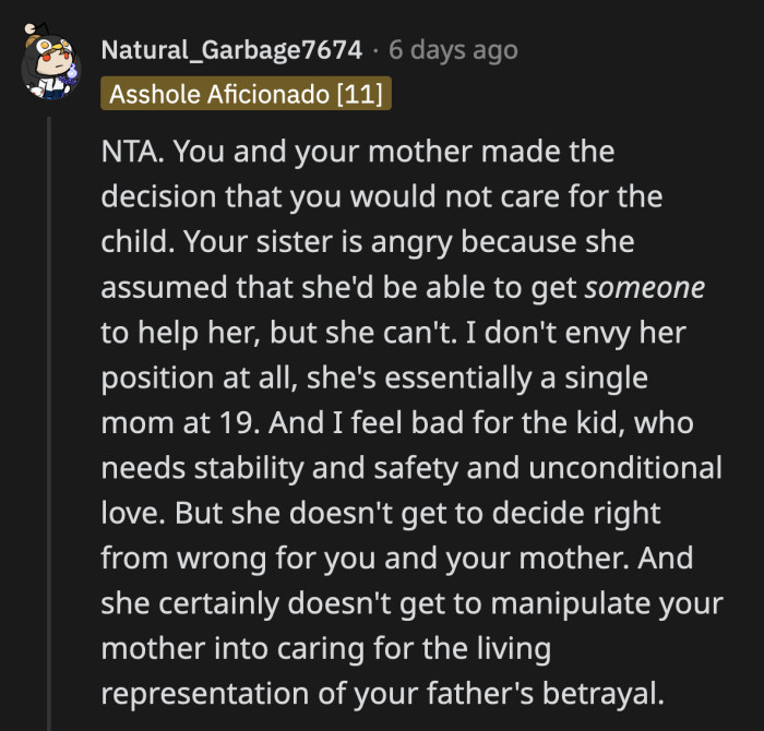 OP's sister was wrong for trying to emotionally manipulate their mom when she knows how difficult their father's infidelity was for her.
