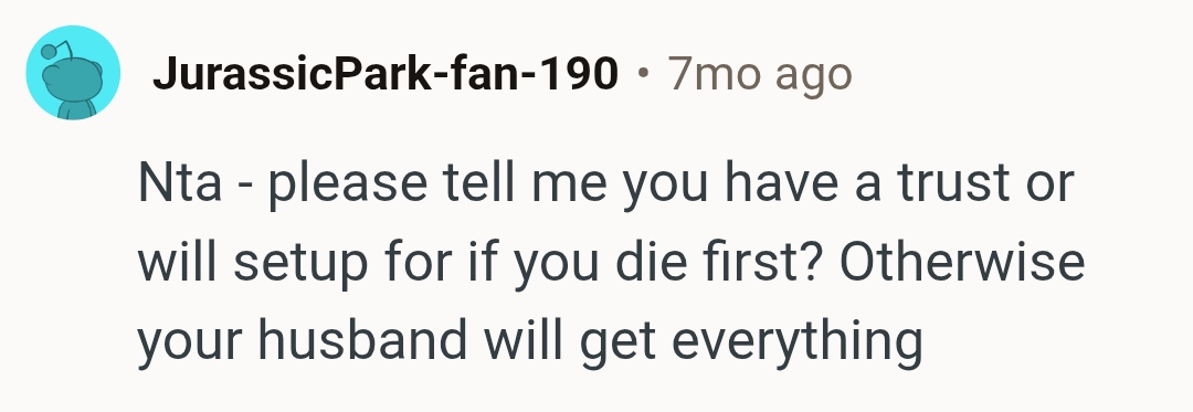 Does the OP have a trust?