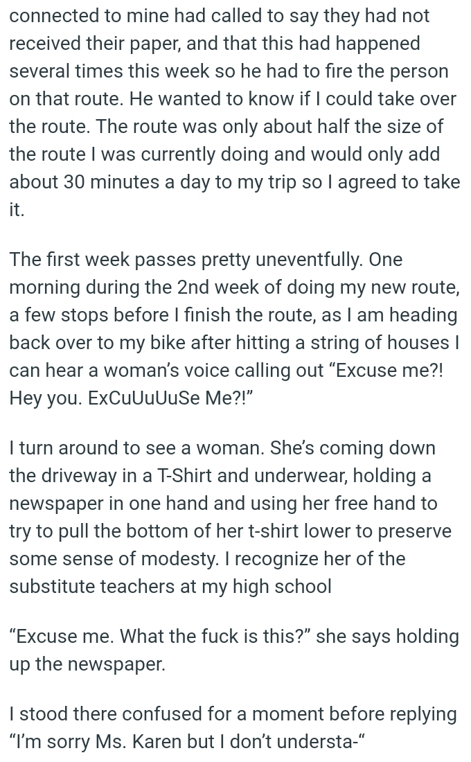 The route was only about half the size of the route the OP was currently doing