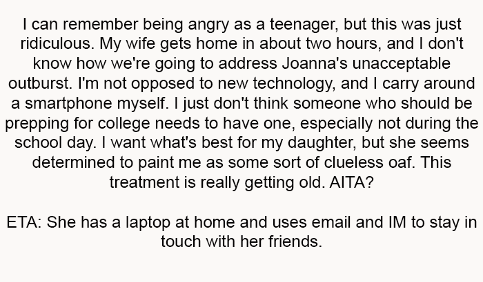 She doesn't need one