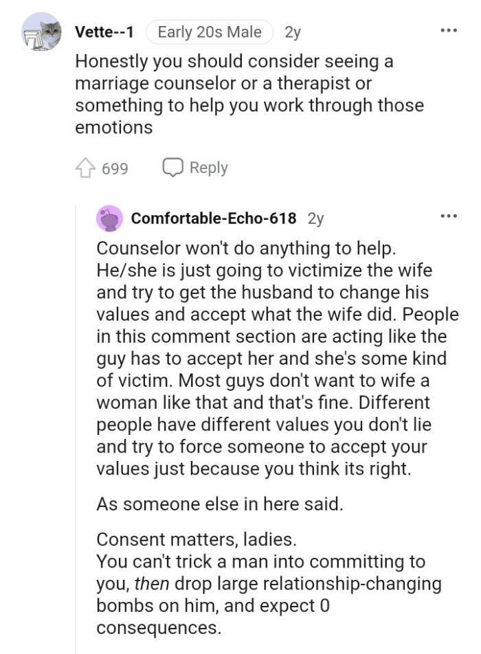 Different people have different values