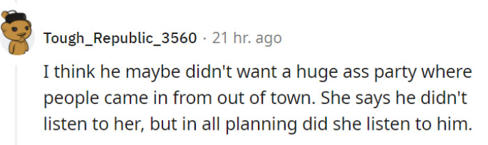 Ah, the classic case of selective listening!