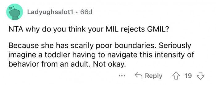 That's why personal boundaries are important.