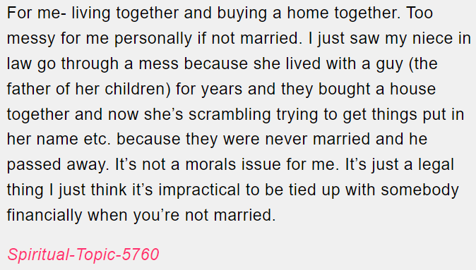 14. Jointly purchasing a home without being married can lead to legal complications.