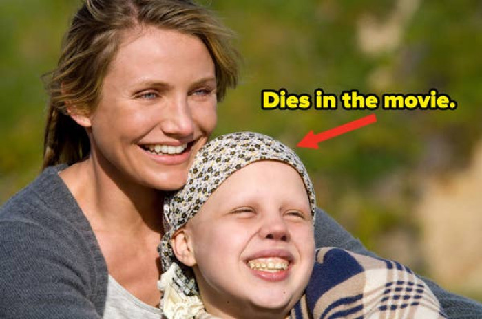 7. Kate persuades her sister to file a medical emancipation lawsuit since she no longer needs Anna's organs and is ready to succumb to leukemia in My Sister's Keeper.