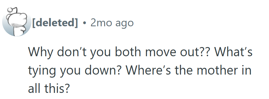 There’s always that one commenter ready to burn it all down and start fresh somewhere else.