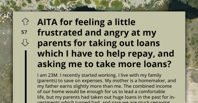 Young Man Starts His First Job And Is Immediately Pulled Into His Parents’ Massive Debt Spiral