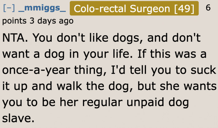 It's like this mom wants to enslave her daughter.