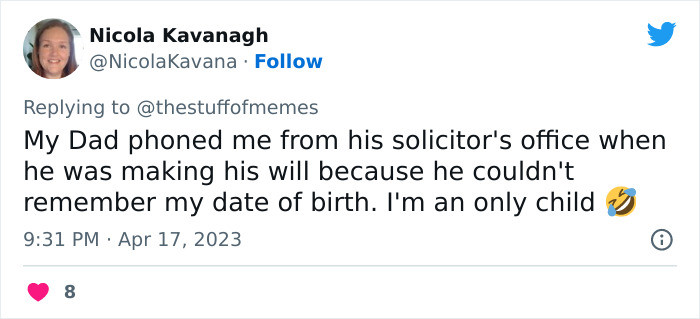 6. At least you know you are in the will