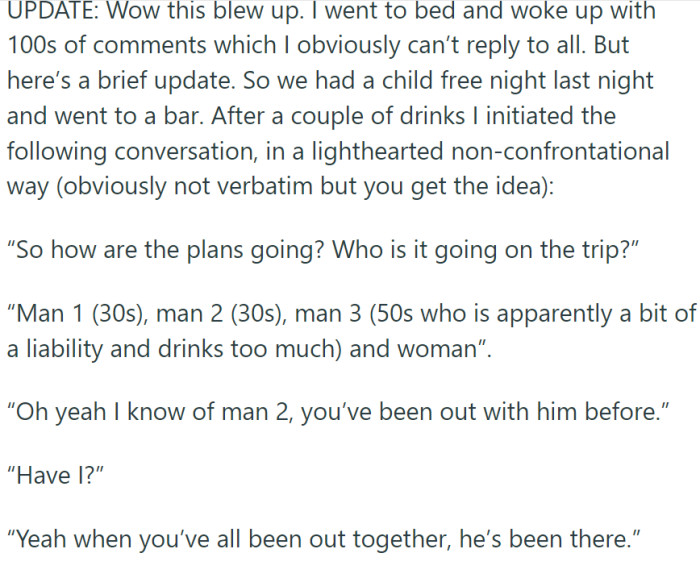 OP posted an update: