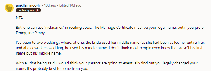 It's probably best to come from you.