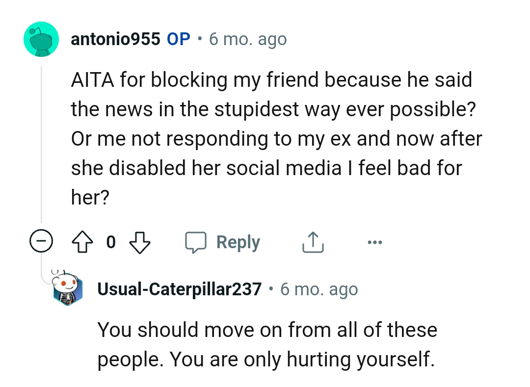 The OP is back in the comments still asking...