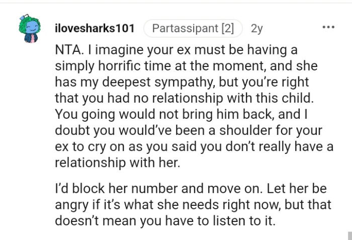 This redditor would block her number and move on