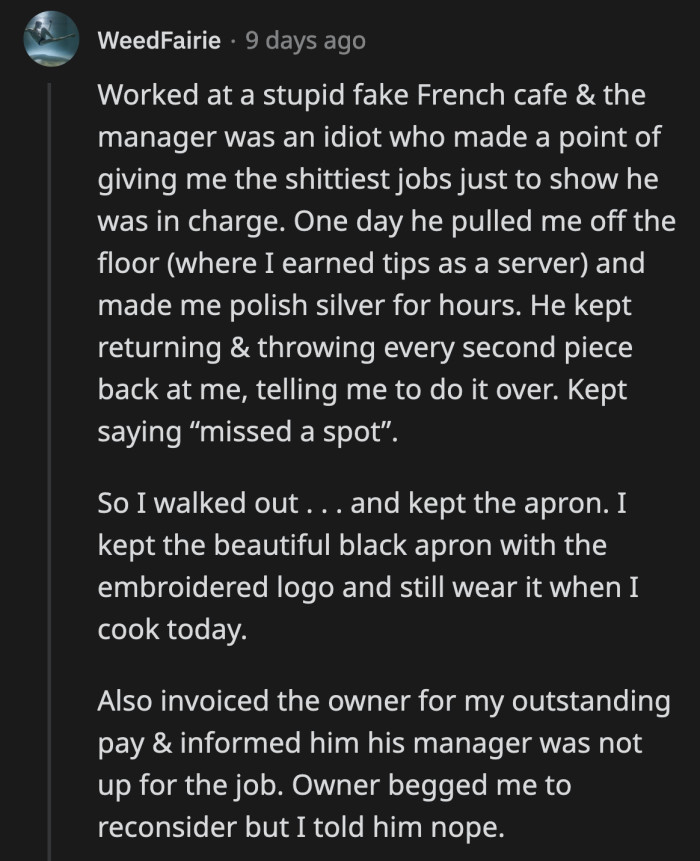 30. Power-tripping on a scale this small is just a pity