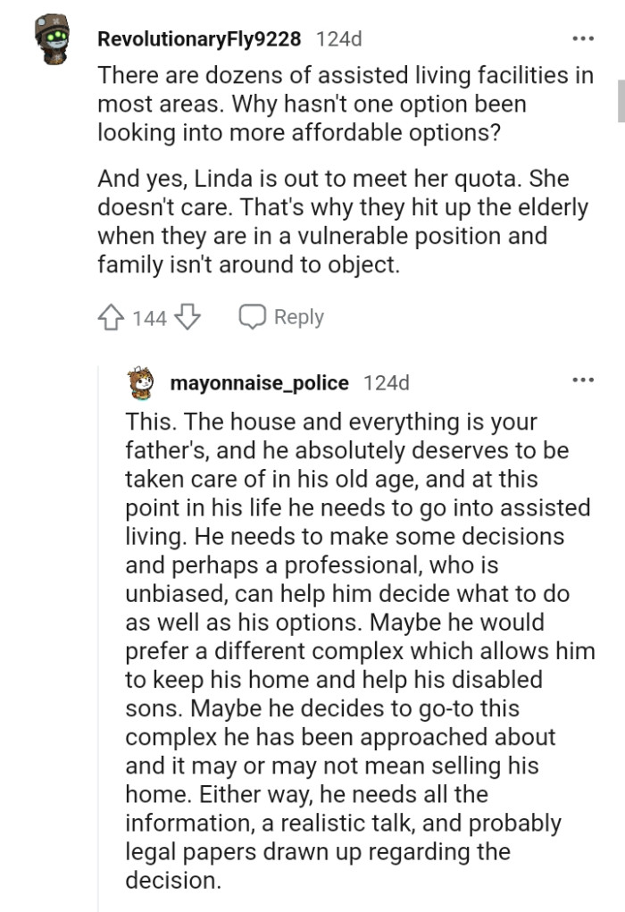 And the comments roll in...