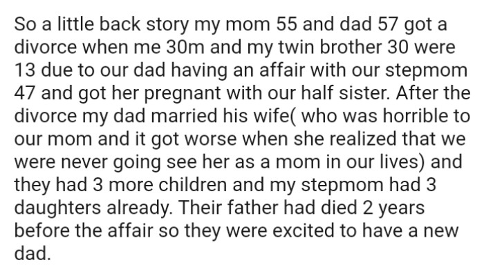 It got worse when she realized that they were never going to see her as a mom in their lives