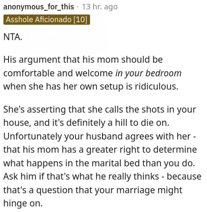 That is a question your marriage might hinge on