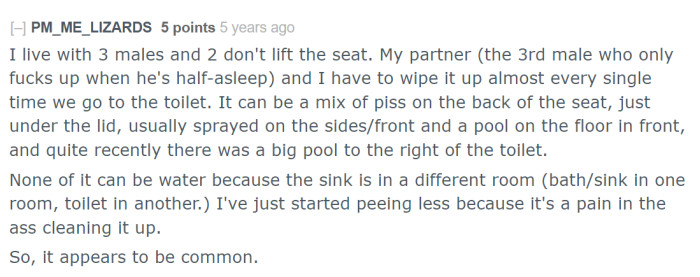 According to This Redditor, This Messy Behavior is More Common Than Most People Think. And Their Partner is a Culprit