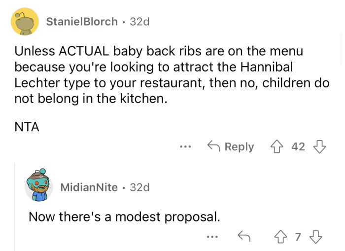 Baby back ribs, anyone?