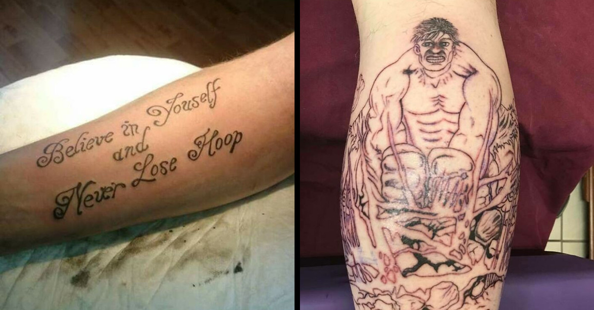 30 People Share Horrible And Hilarious Tattoos