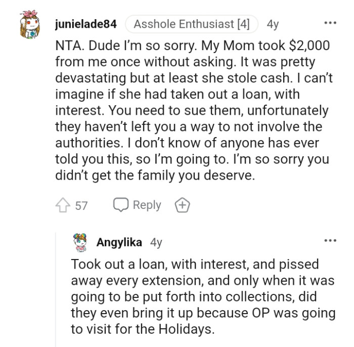 They haven't left the OP a way to avoid involving the authorities