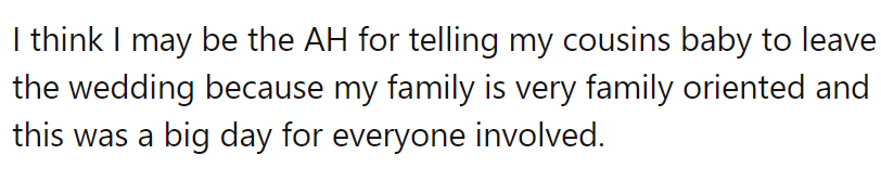 OP has offered the following explanation for why they think they might be the asshole: