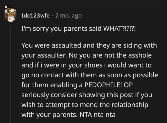 The Fact That They Were More Concerned About Their Friendship With Him and His Career Than the State of Mind of Their Own Teenage Daughter Says a Lot About the Type of Parents They Are.