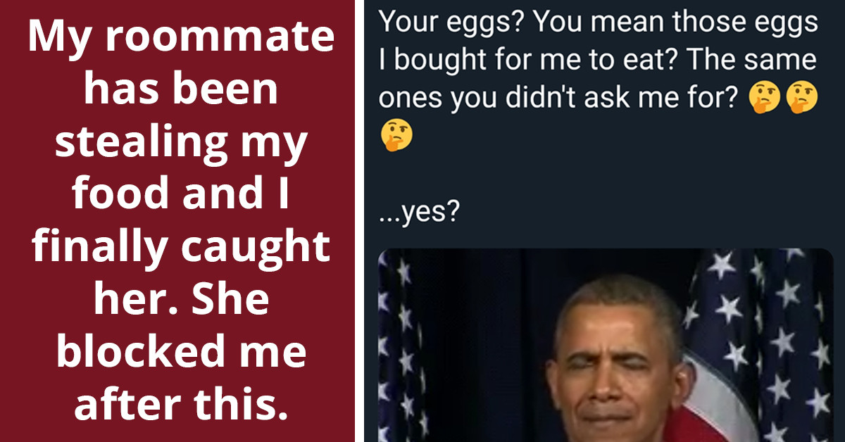 Redditor Confronts Food-Thieving Roommate, Receives The Most Unexpected Reaction