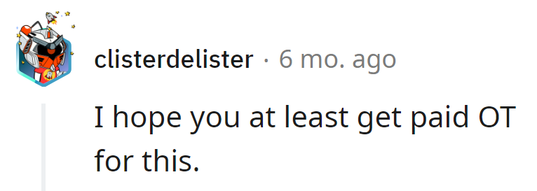Overtime: the silver lining to late-night chronicles. A small consolation for dancing with the clock.