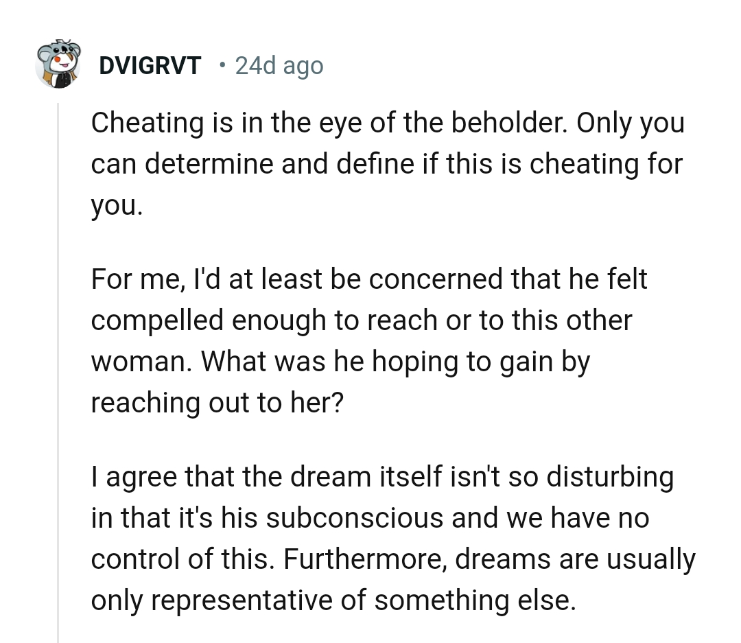 Dreams Are Only Representative of Something Else