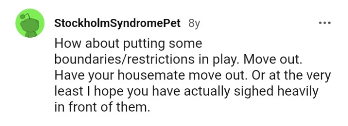 This Redditor Hopes the OP Has Sighed Heavily in Front of Them