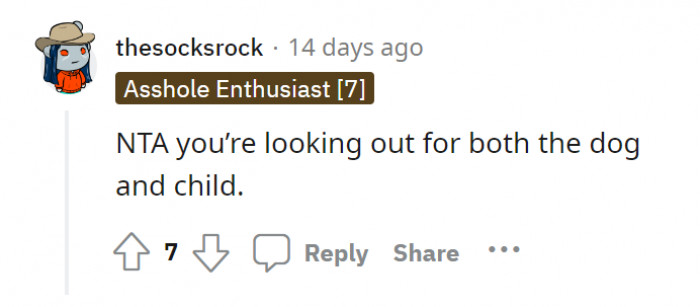 And only one is your responsibility!