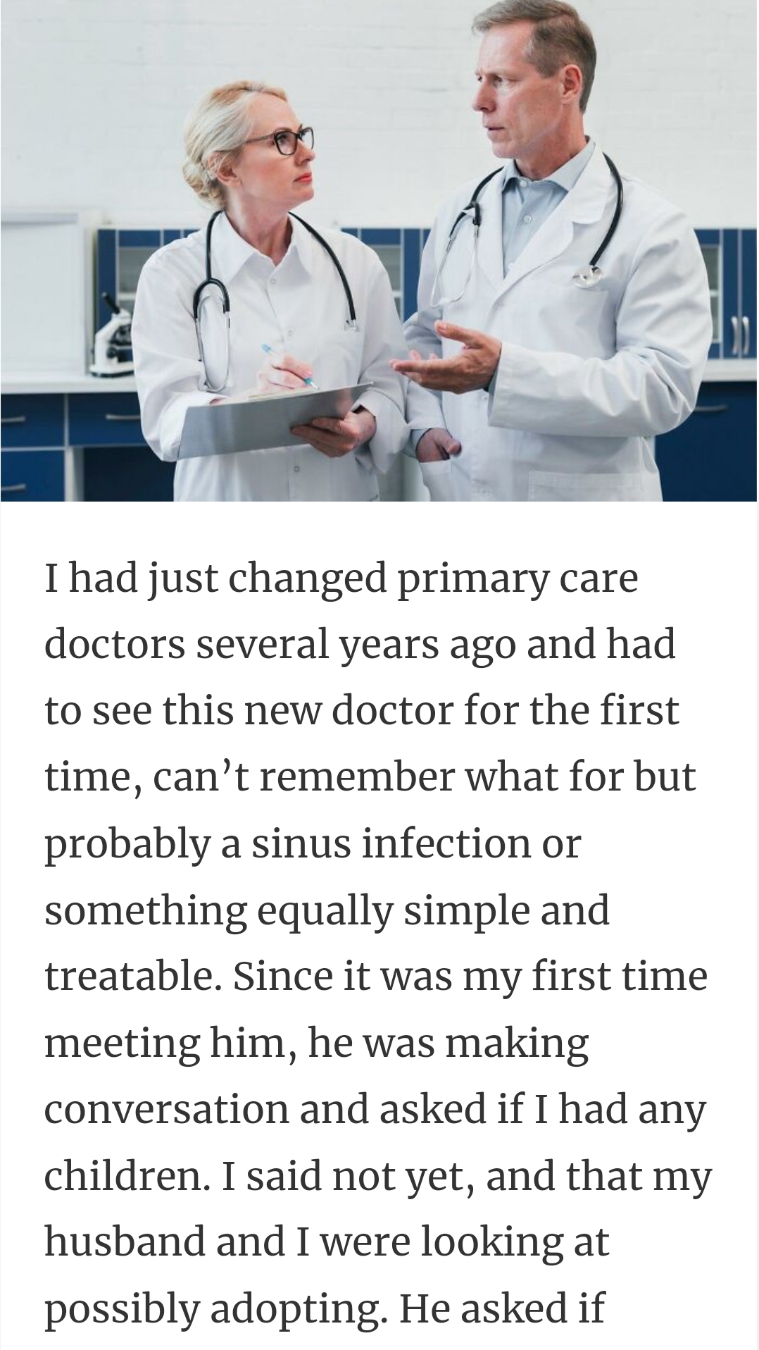 4. Changing primary care doctors