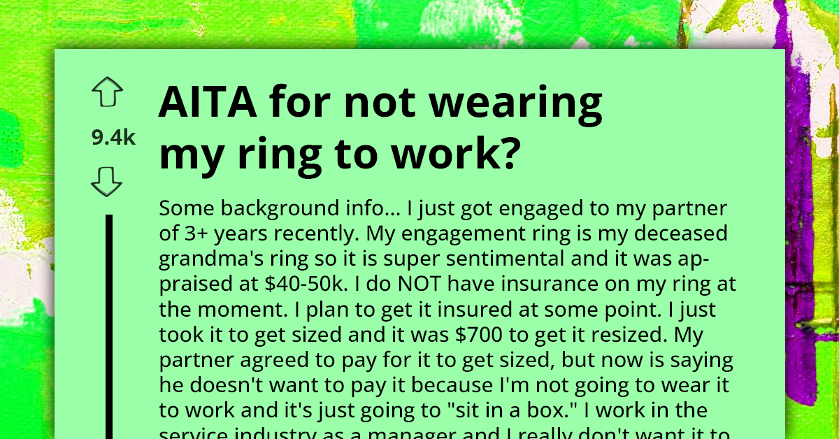 Newly-Engaged Woman Sparks Dispute In Her Relationship By Refusing To Rock $50k Engagement Ring To Work