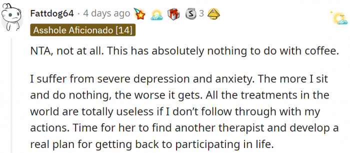 It's not about coffee