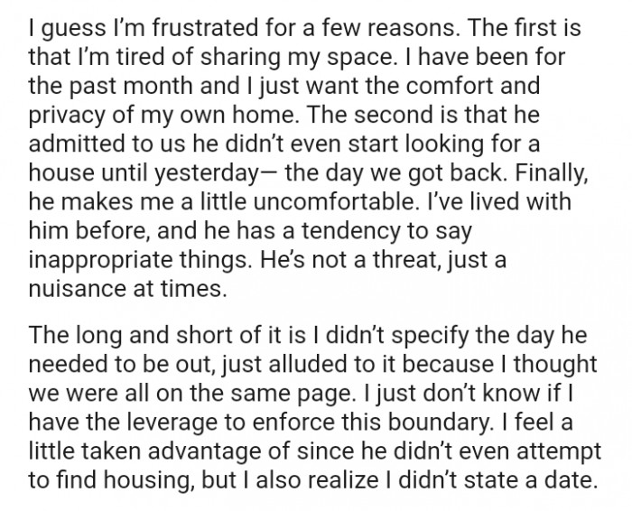 He Didn’t Even Start Looking for a House Until Yesterday