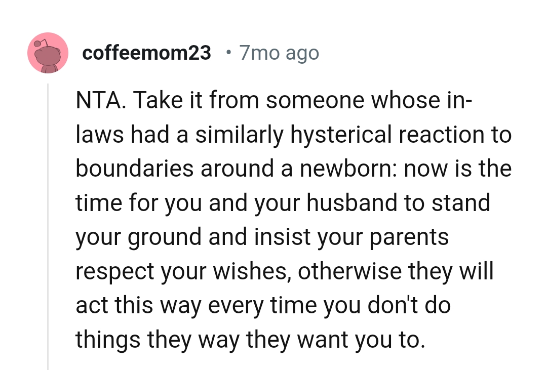 They will act this way