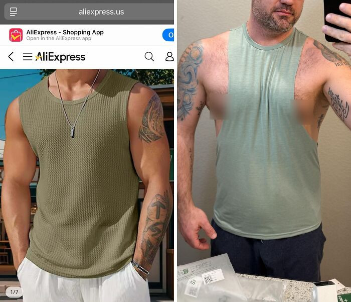 3. Shirt I Ordered vs. What I Got