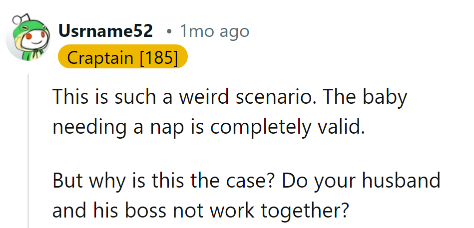 Plot twist: Baby's nap schedule vs. Boss's timetable. Who will win?