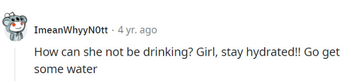 Go get some water, y'all!