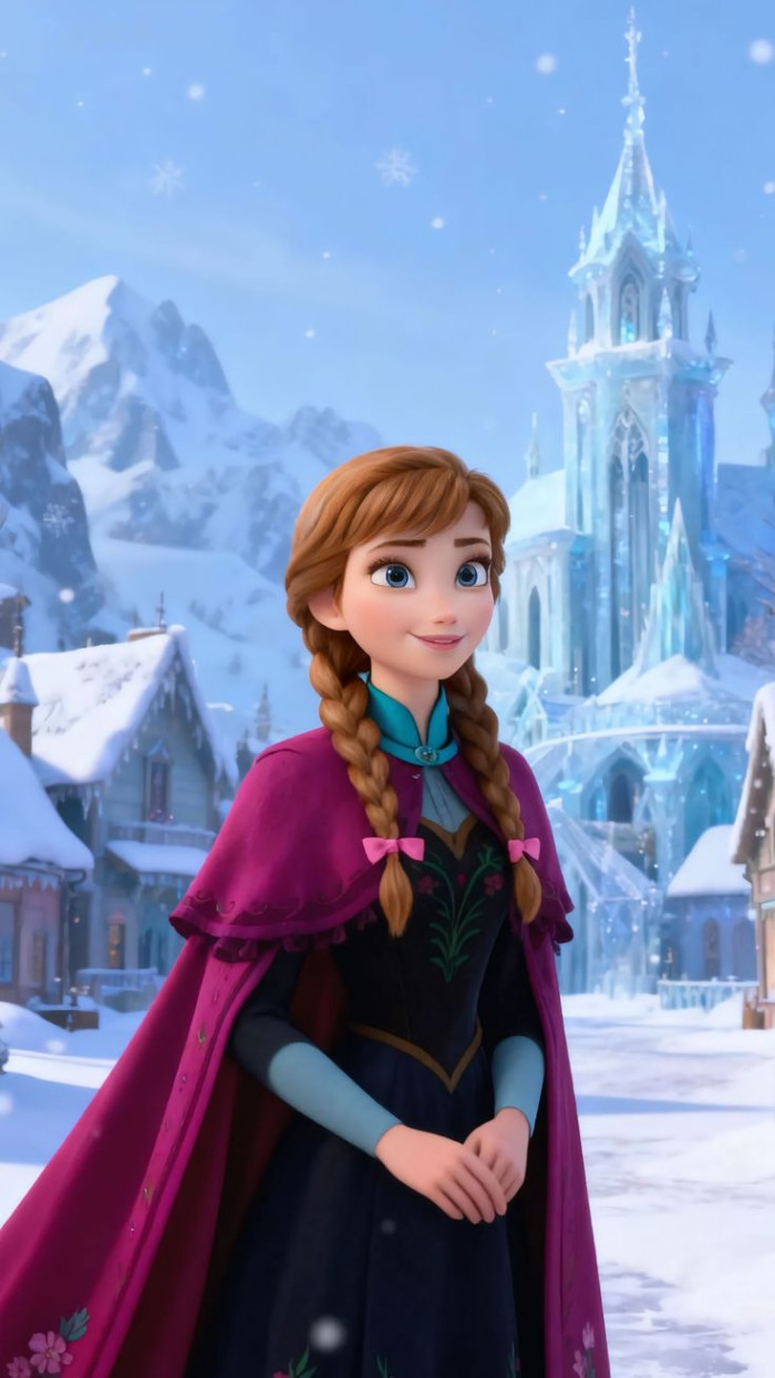 Eilonwy and other ginger Disney characters, lineup including Ariel and Merida.