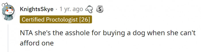 Don't get a pet if you can't take care of it