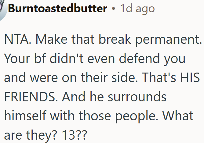 OP should end things for good.