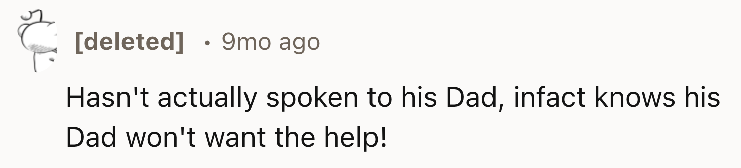 Dad Wouldn't Want The Help