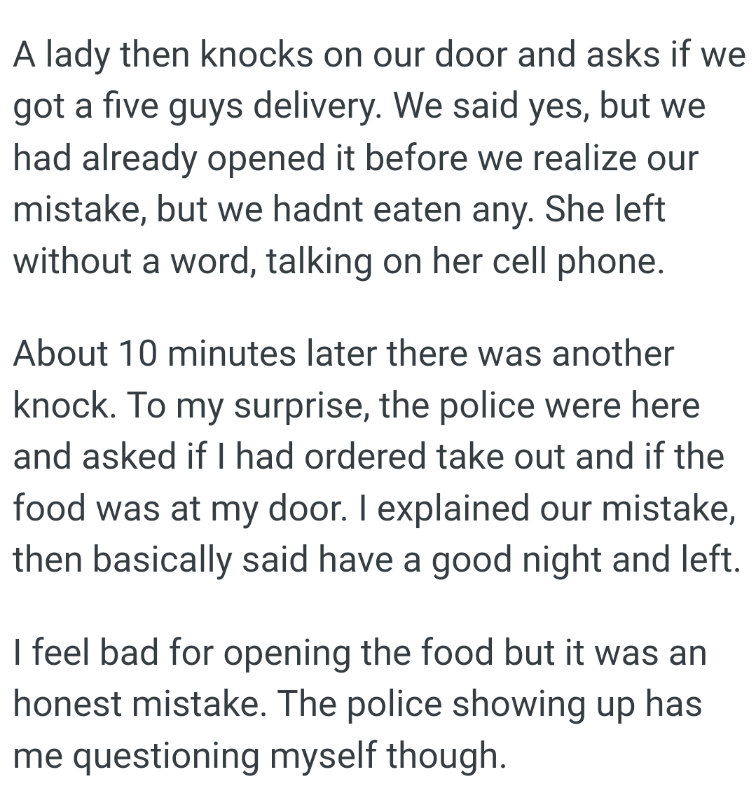 There was another knock
