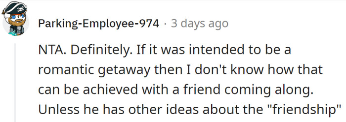 It is supposed to be a romantic getaway