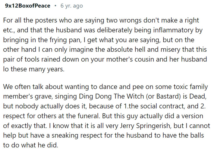 It was all very Jerry Springerish, but...