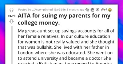 Woman Files Lawsuit Against Parents For Using Her Inheritance To Fund Brother's Wedding, Sparks Accusations Of Betrayal From Close-Knit Community