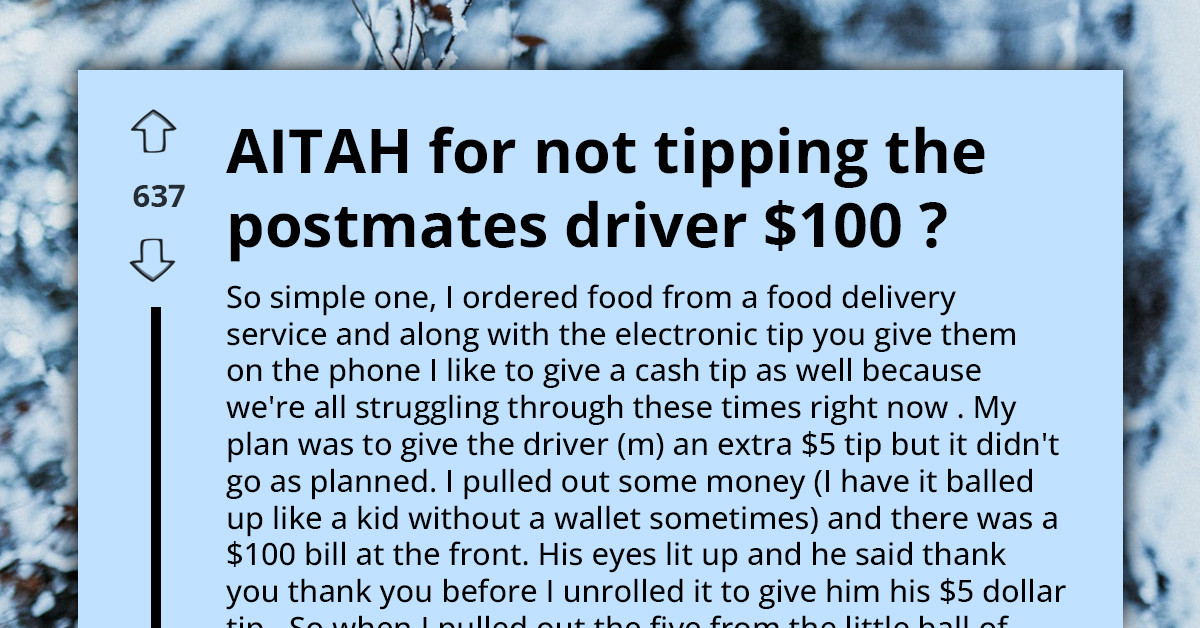 A $100 Bill Slip Up Turns Into An Awkward Tipping Moment